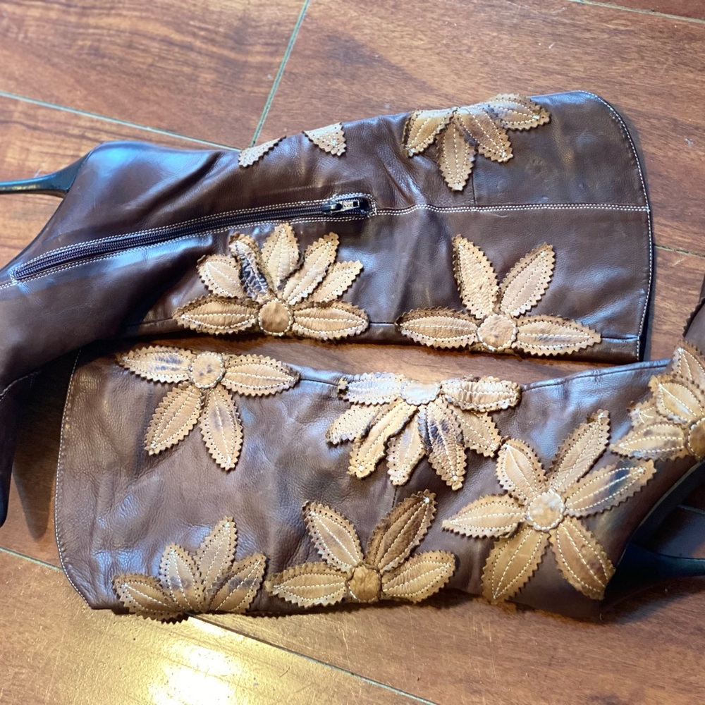 Fall Floral Boot
